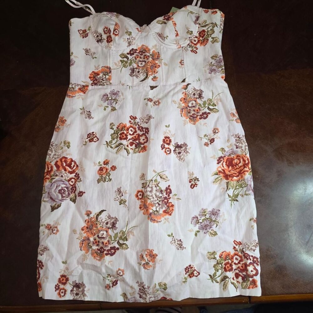 NWT H&M Brock Collection Floral Mini Dress, Rare